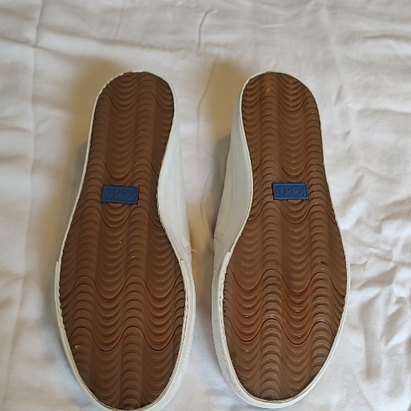 Keds White Loafers Slip-Ons Classic Design Leather - Picture 4 of 8